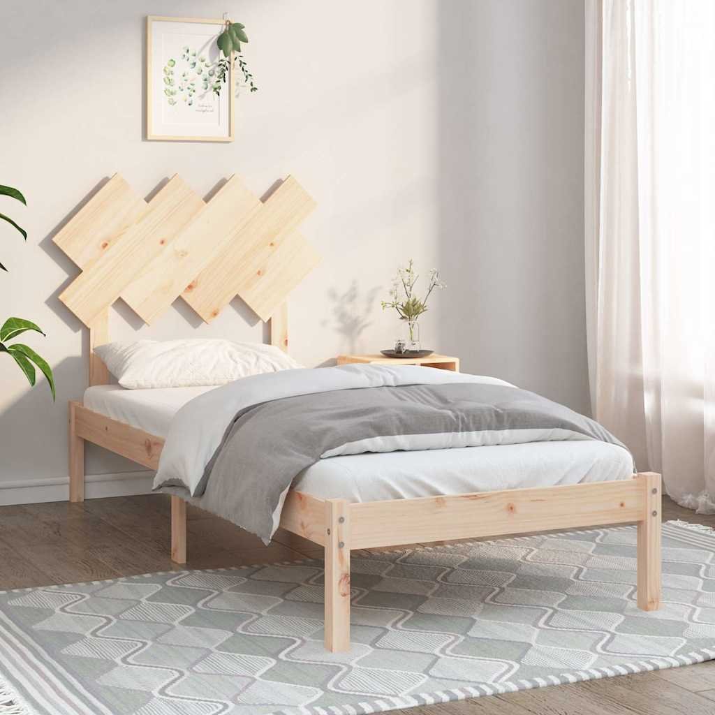 vidaXL Sängynrunko 90x200 cm täysi puu