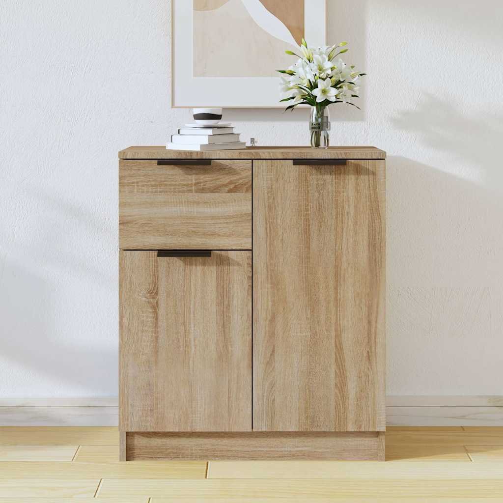 vidaXL Senkki Sonoma-tammi 60x30x70 cm tekninen puu