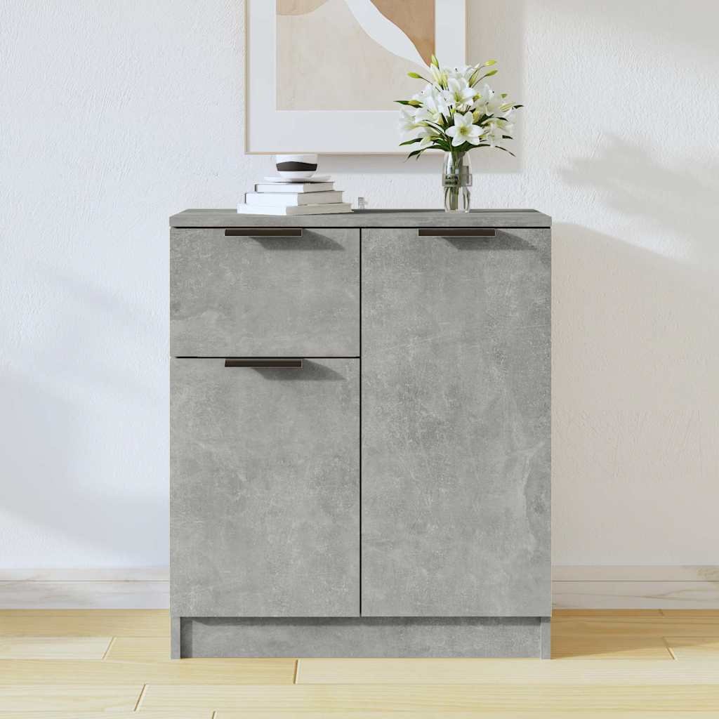 vidaXL Senkki betoninharmaa 60x30x70 cm tekninen puu