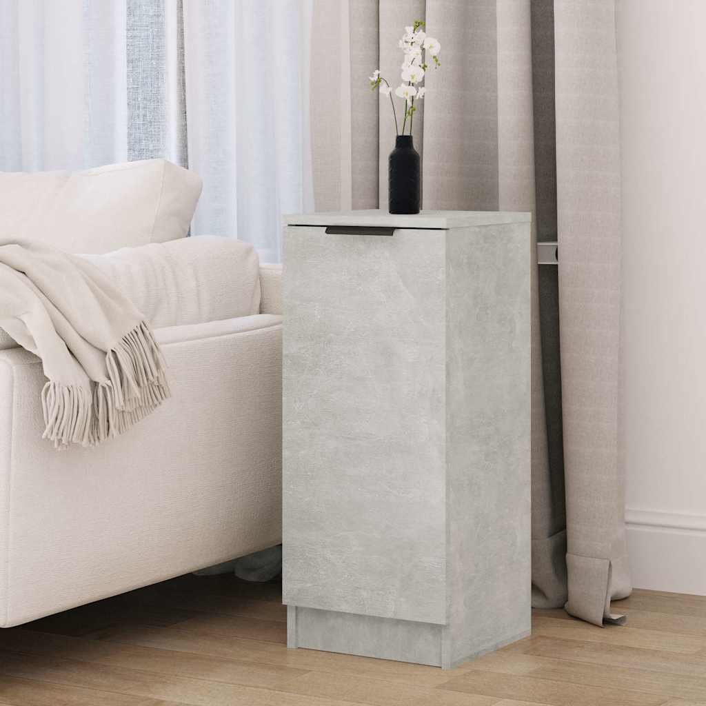 vidaXL Senkki betoninharmaa 30x30x70 cm tekninen puu