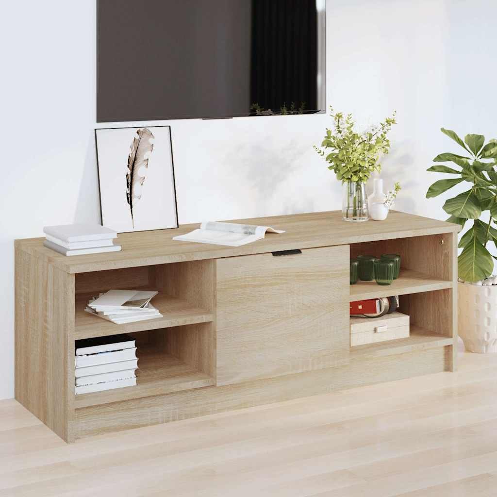 vidaXL TV-taso Sonoma-tammi 102x35,5x36,5 cm tekninen puu