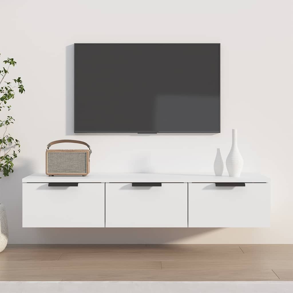 vidaXL Seinäkaappi valkoinen 102x30x20 cm tekninen puu