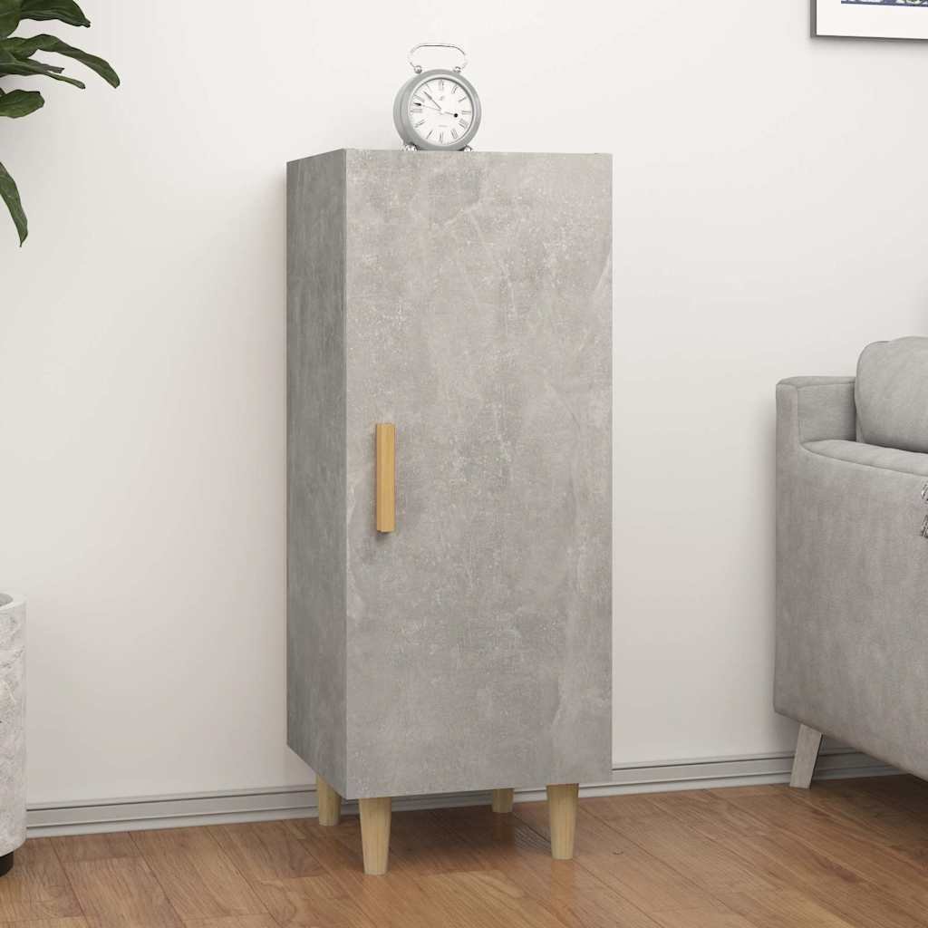 vidaXL Senkki betoninharmaa 34,5x34x90 cm tekninen puu
