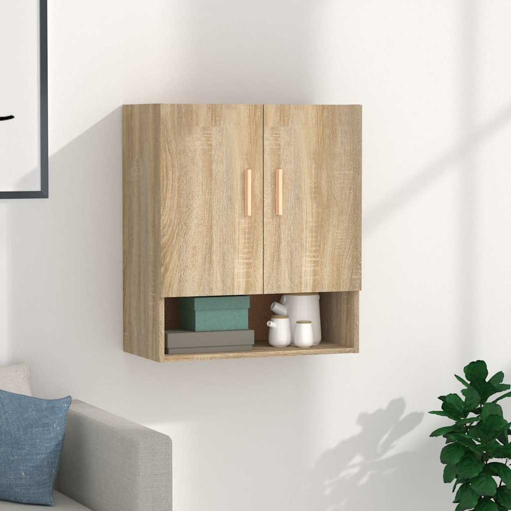 vidaXL Seinäkaappi Sonoma-tammi 60x31x70 cm tekninen puu