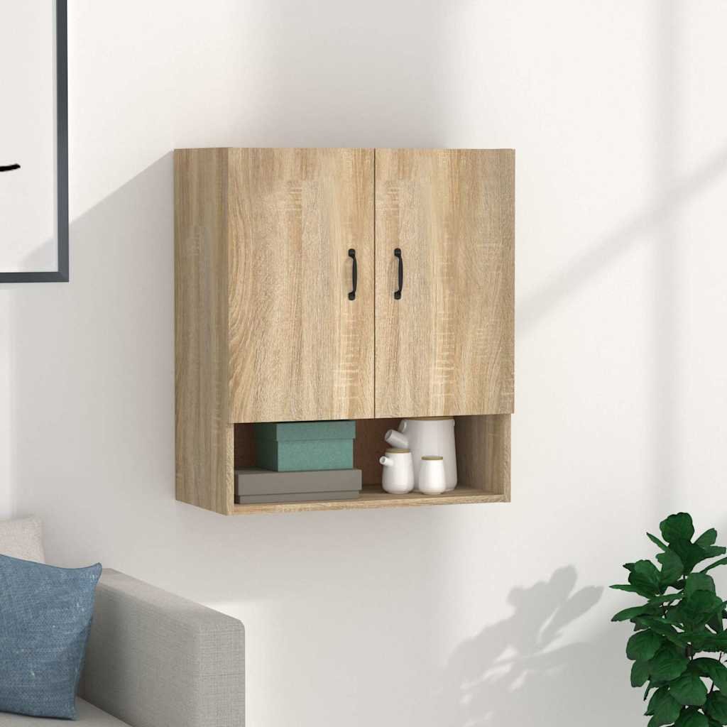 vidaXL Seinäkaappi Sonoma-tammi 60x31x70 cm tekninen puu