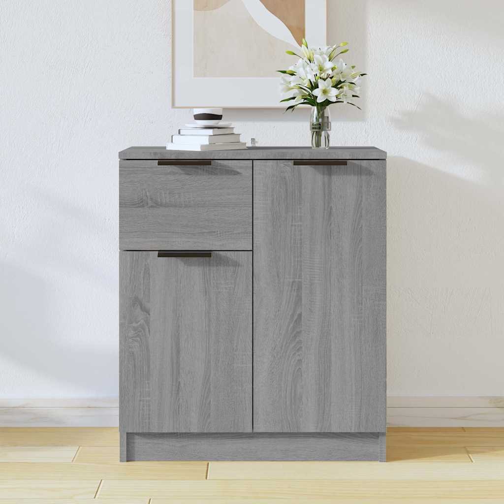 vidaXL Senkki harmaa Sonoma 60x30x70 cm tekninen puu