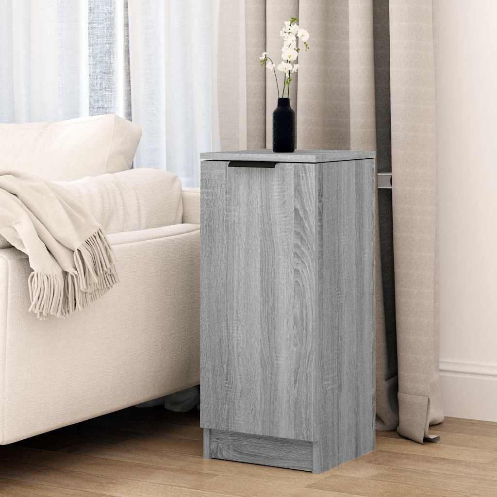 vidaXL Senkki harmaa Sonoma 30x30x70 cm tekninen puu