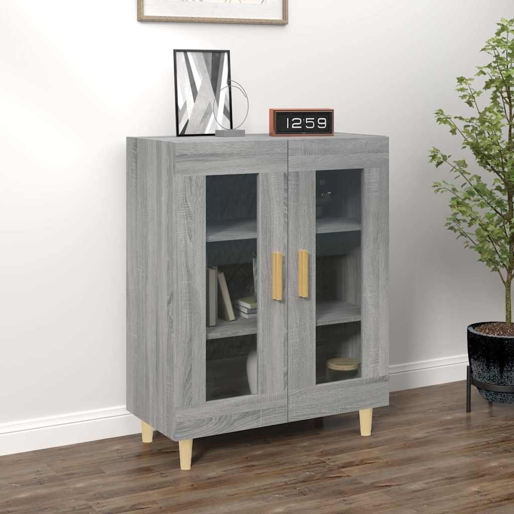 vidaXL Senkki harmaa Sonoma 69,5x34x90 cm tekninen puu