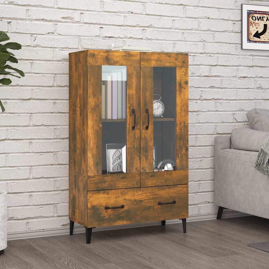 vidaXL Kaappi savutammi 70x31x115 cm tekninen puu