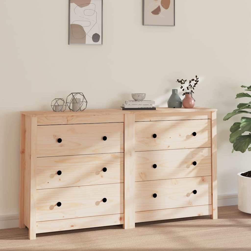 vidaXL Senkki 140x35x80 cm täysi mänty