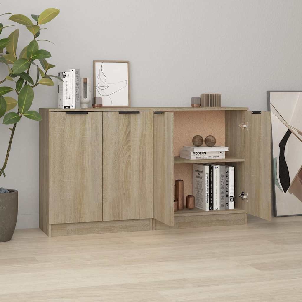 vidaXL Senkit 2 kpl Sonoma-tammi 60x30x70 cm tekninen puu