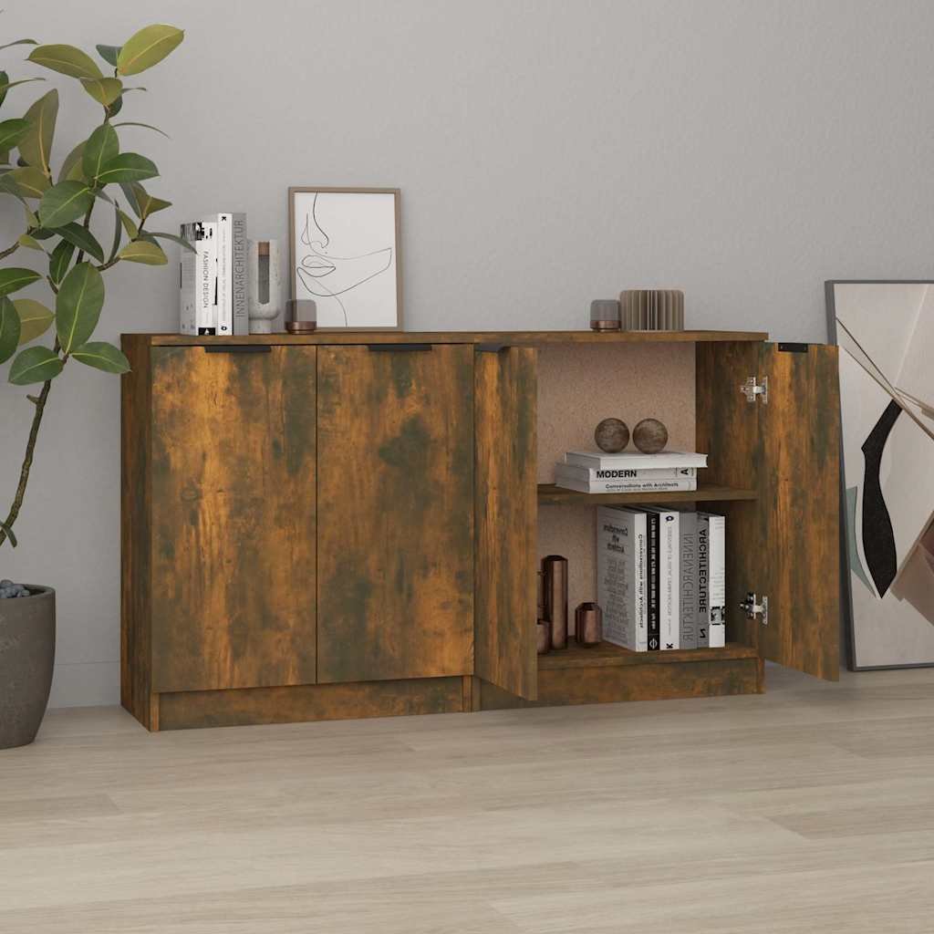 vidaXL Senkit 2 kpl savutammi 60x30x70 cm tekninen puu
