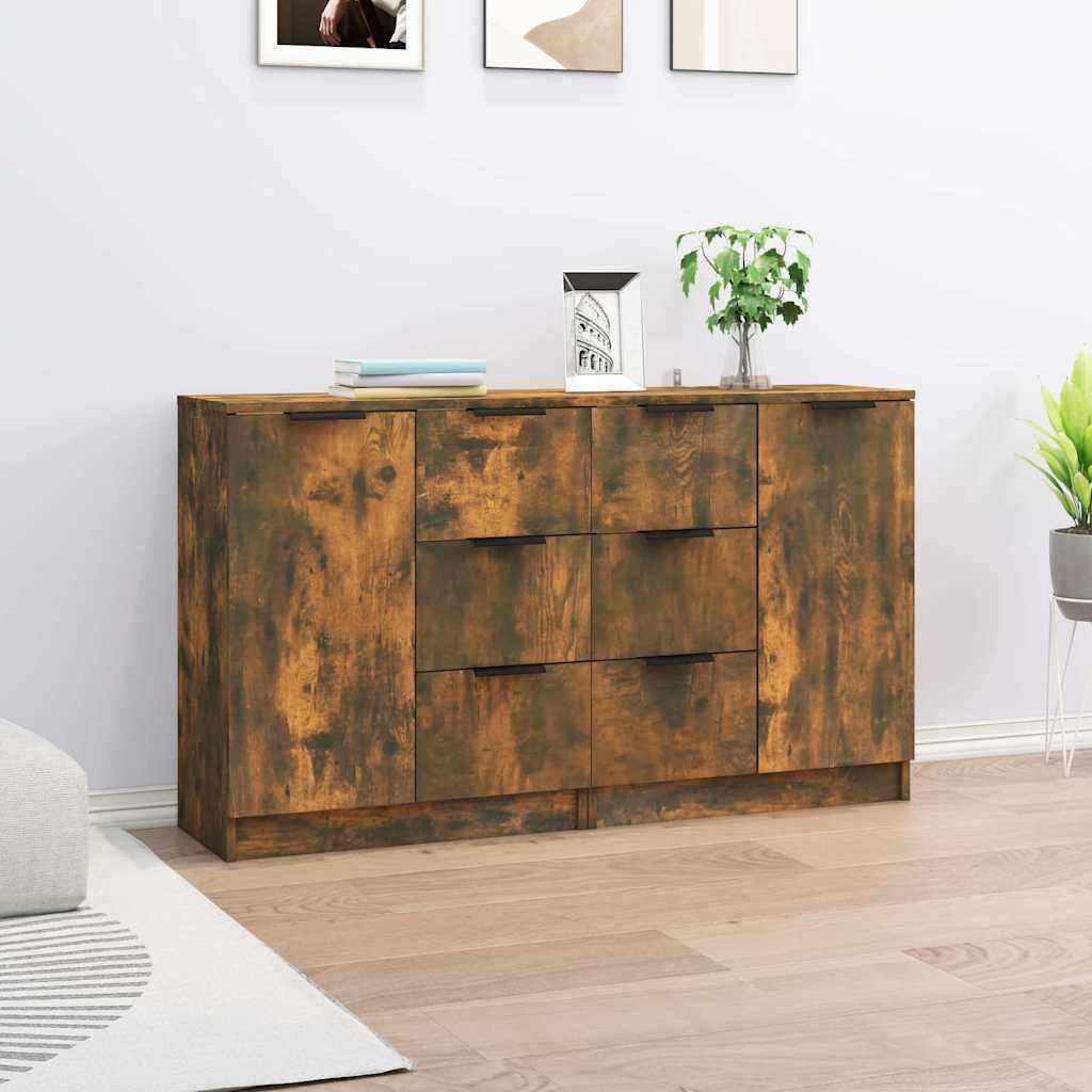 vidaXL Senkit 2 kpl savutammi 60x30x70 cm tekninen puu
