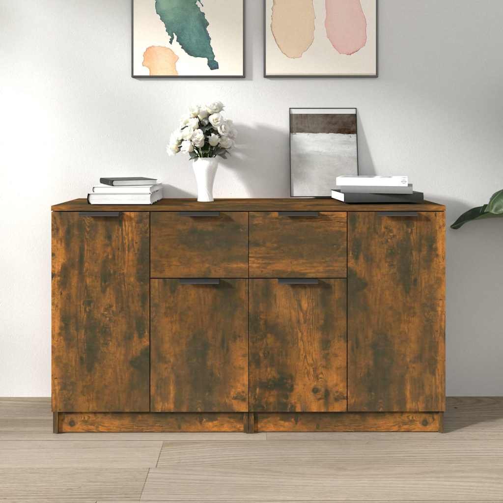 vidaXL Senkit 2 kpl savutammi 60x30x70 cm tekninen puu