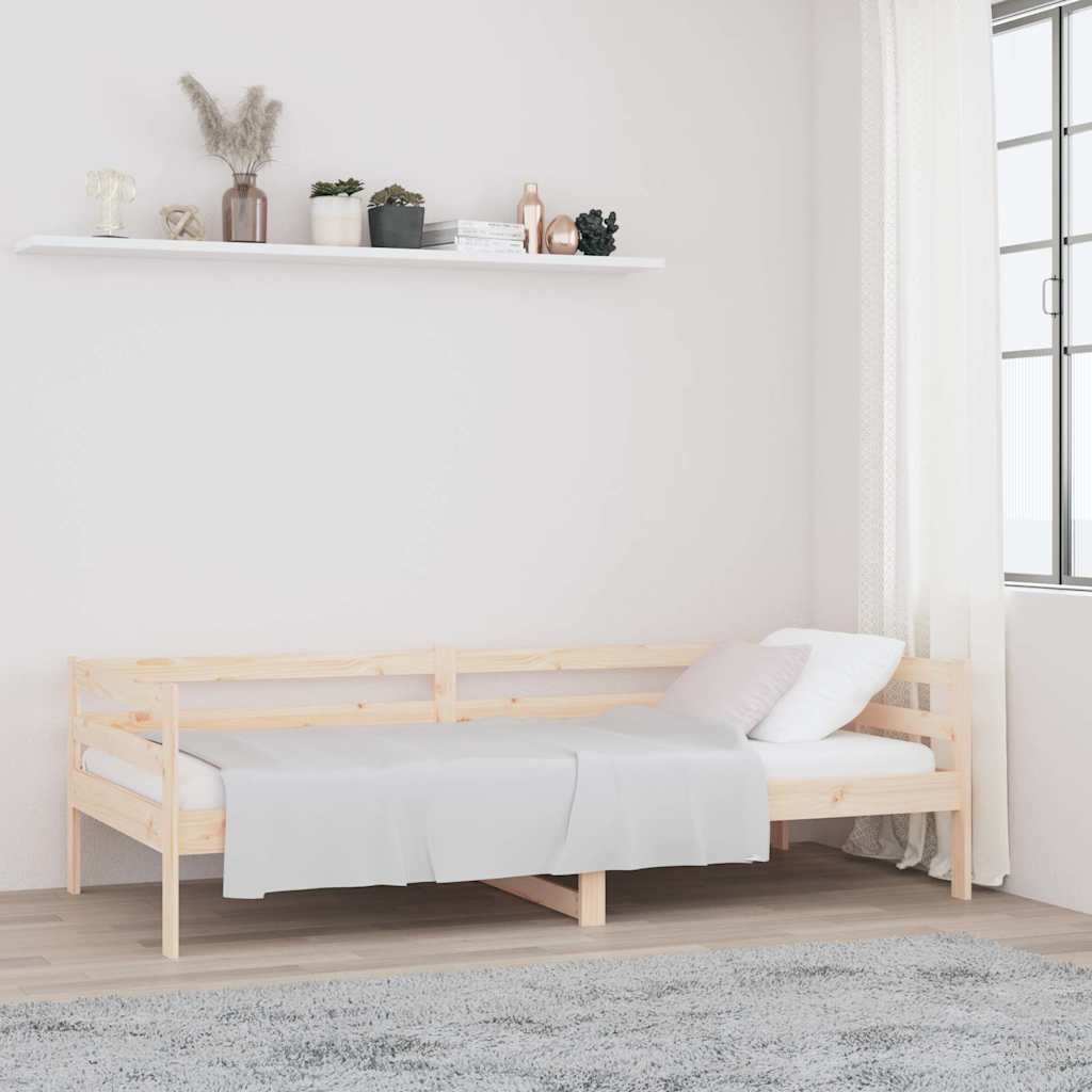 vidaXL Vuodesohva ilman patjaa 80x200 cm täysi mänty