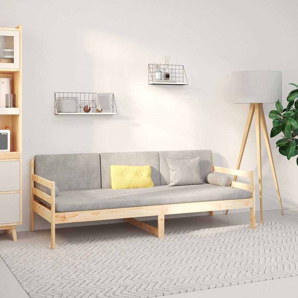 vidaXL Vuodesohva ilman patjaa 80x200 cm täysi mänty