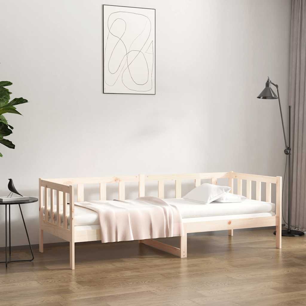 vidaXL Vuodesohva ilman patjaa 80x200 cm täysi mänty