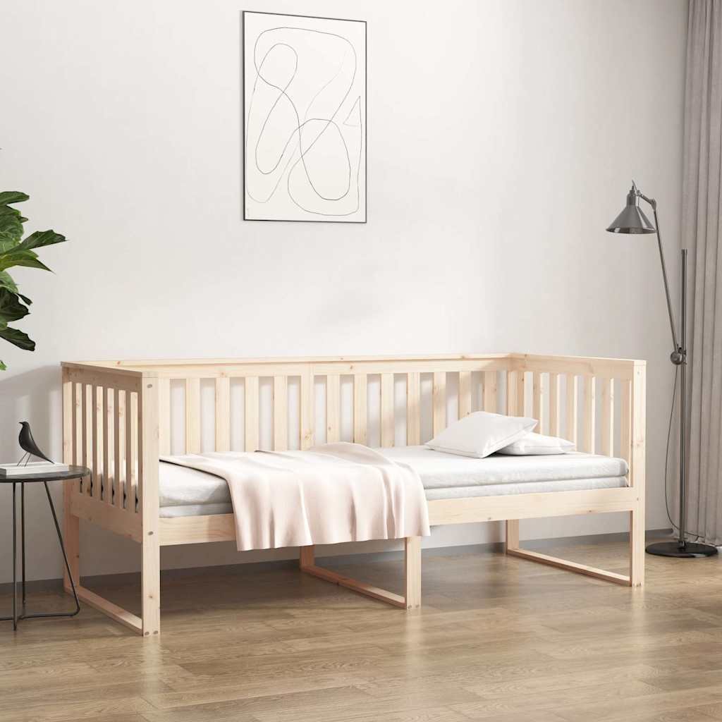 vidaXL Vuodesohva ilman patjaa 90x190 cm täysi mänty