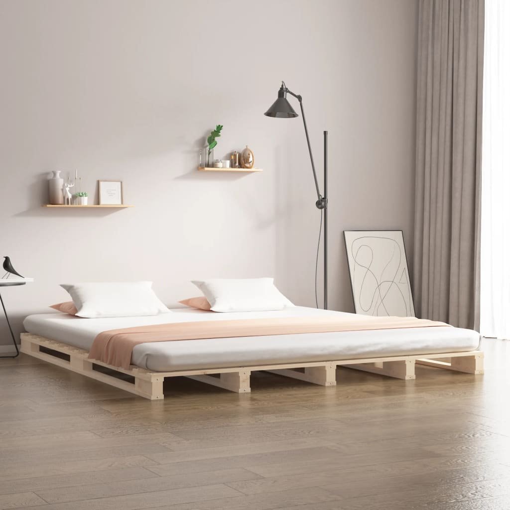 vidaXL Lavasänky 120x190 cm täysi puu Small Double