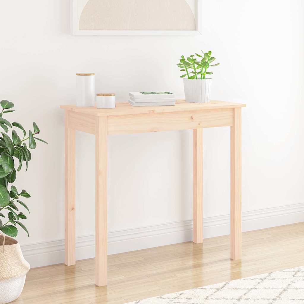 vidaXL Konsolipöytä 80x40x75 cm täysi mänty