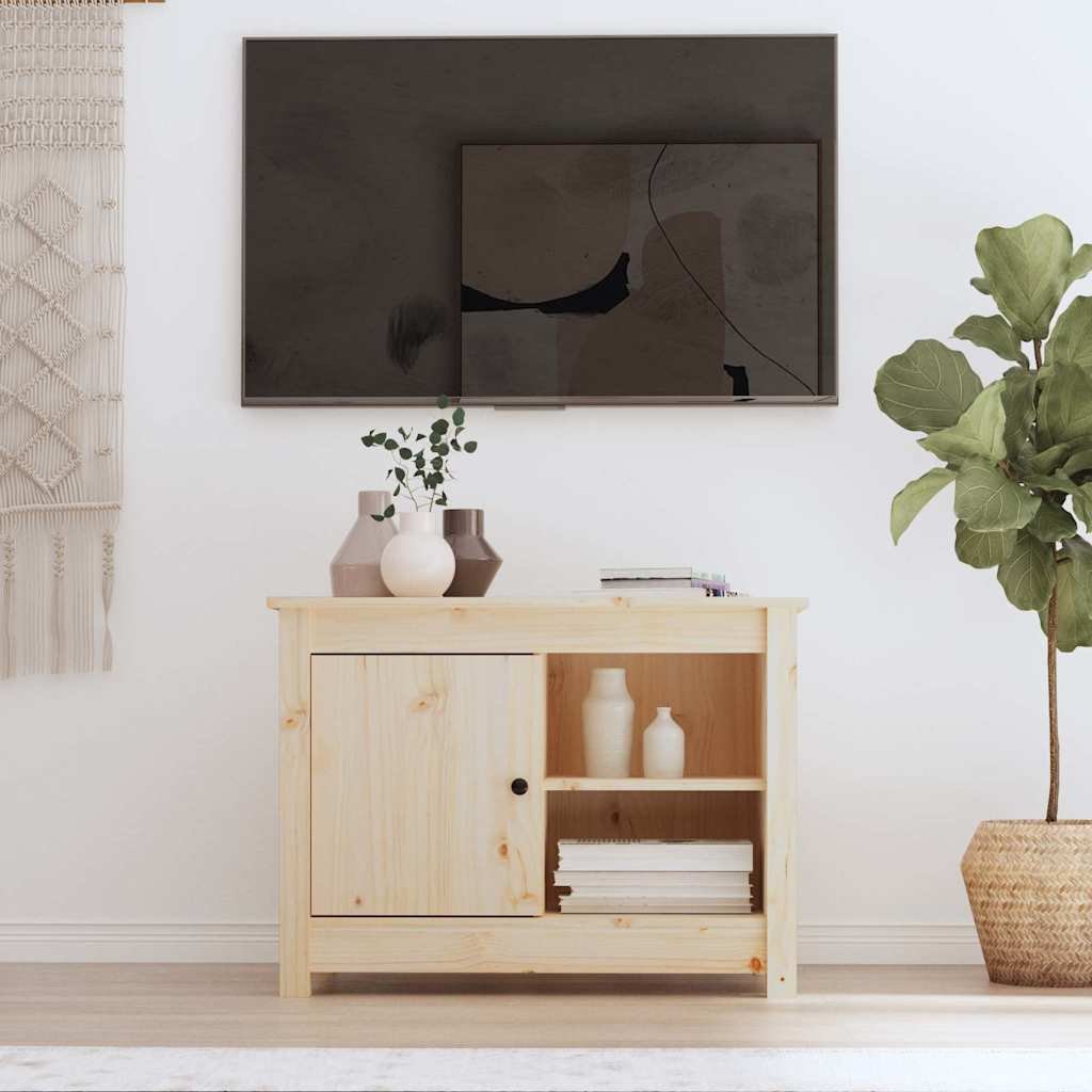vidaXL TV-kaappi 70x36,5x52 cm täysi mänty