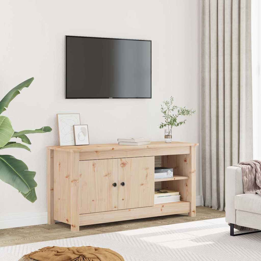 vidaXL TV-taso 103x36,5x52 cm täysi mänty