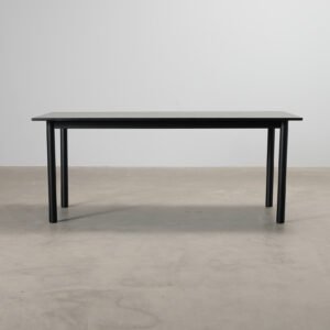 Decotique Milo ruokapöytä musta 180 cm