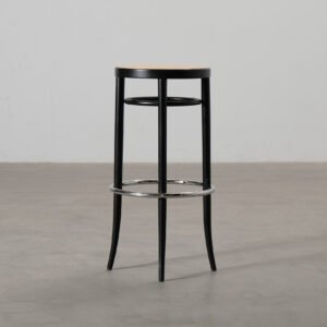 Thonet 204 RH baarijakkara musta / rottinki