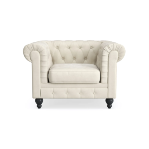 Manor House Chesterfield Lyx nojatuoli beige