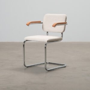 Knoll Cesca tuoli käsinojilla vaaleanbeige / pyökki