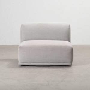 Muuto Connect Soft sohvamoduuli vaaleanharmaa