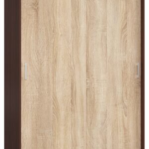 Akord Liukuovi Kaappi Mono Wenge/Sonoma-tammi 150x60x200