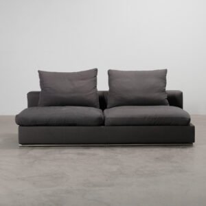 Flexform Groundpiece 2-istuttava moduulisohva tummanharmaa