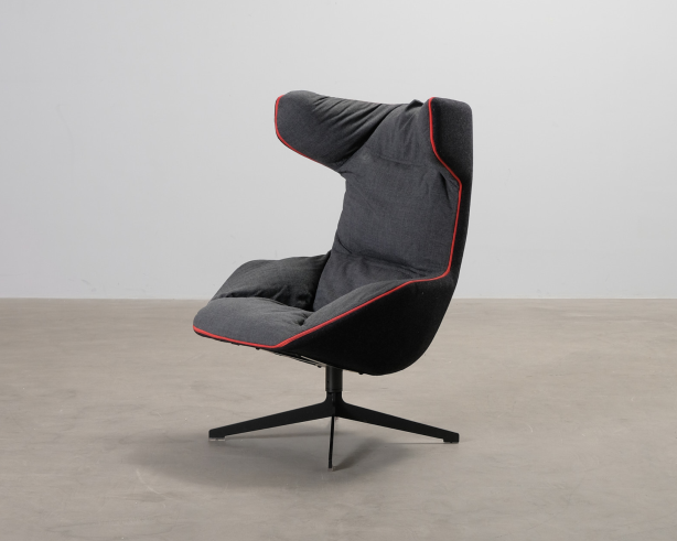 Moroso Take a Line For A Walk nojatuoli harmaa