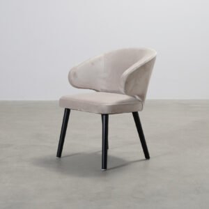 Richmond Interiors Indigo samettituoli beige