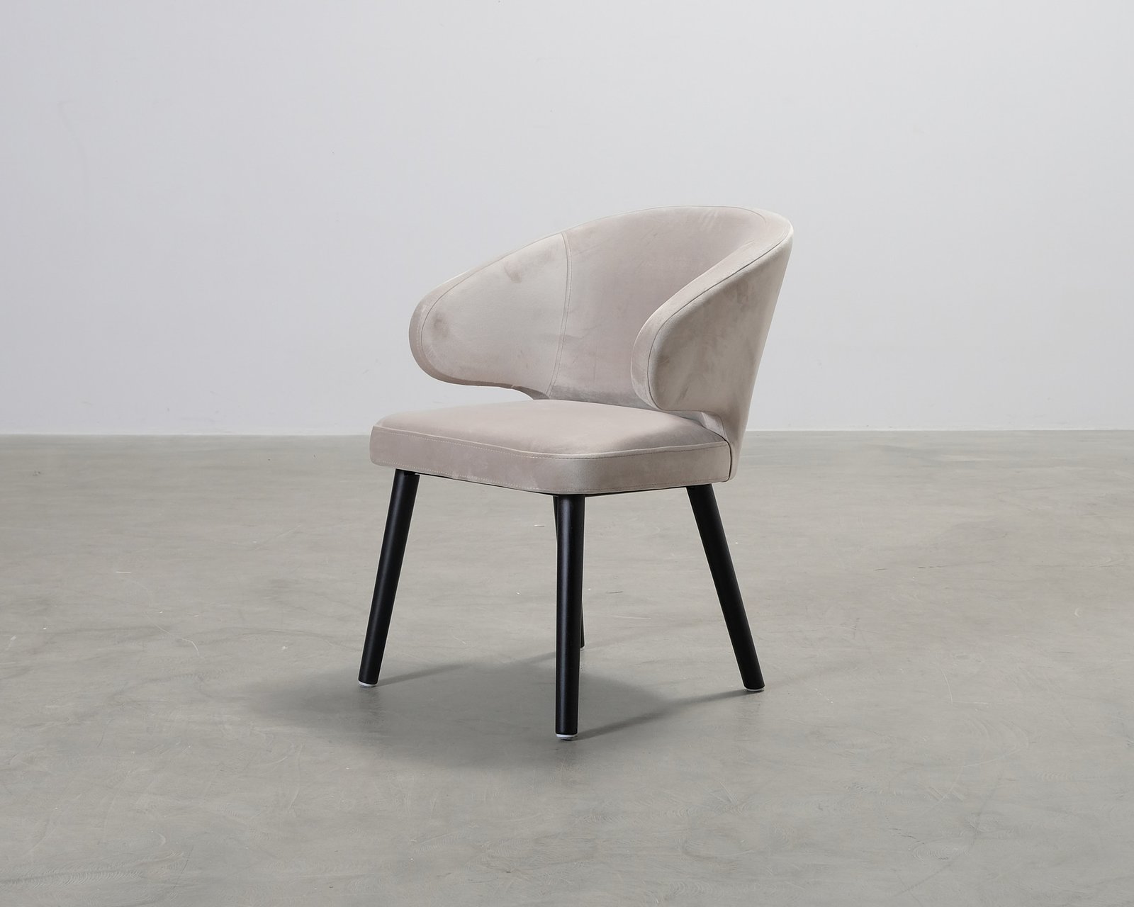 Richmond Interiors Indigo samettituoli beige