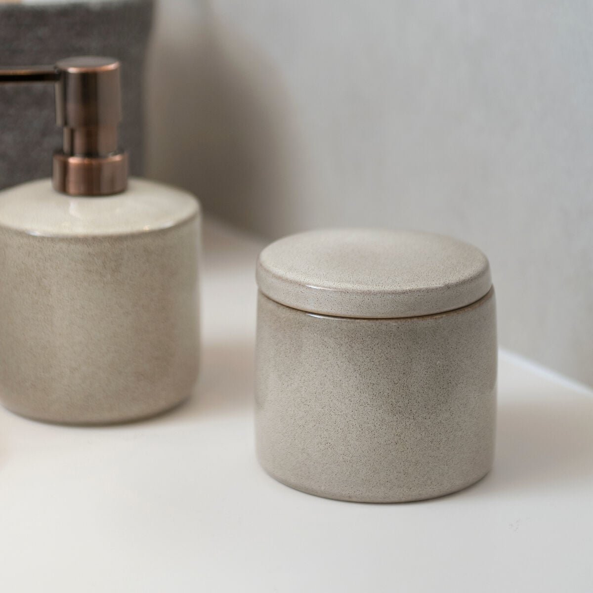 Fanni K Luode pumpulipurkki beige