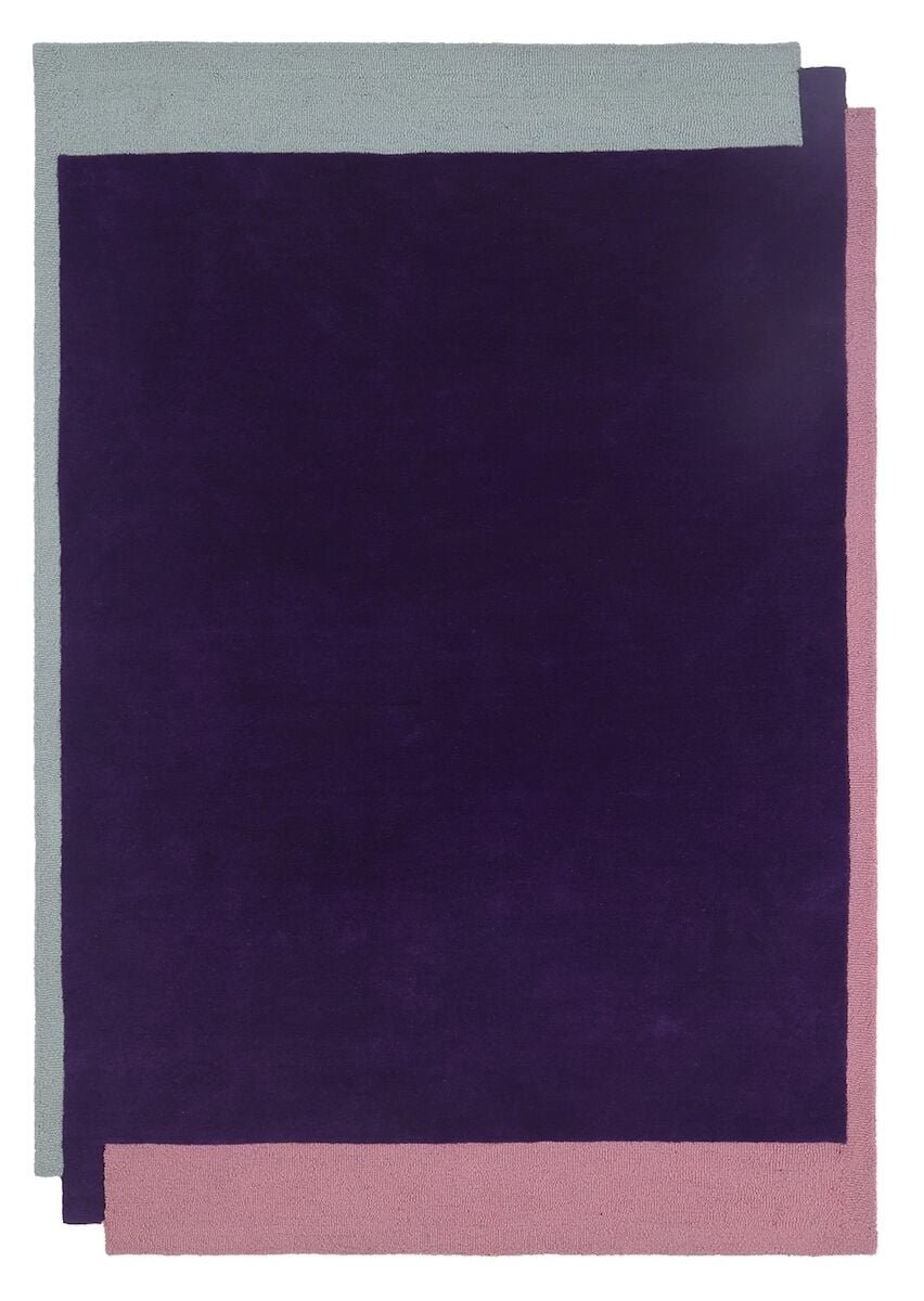 Finarte Arkki villamatto 170x240 cm luumu