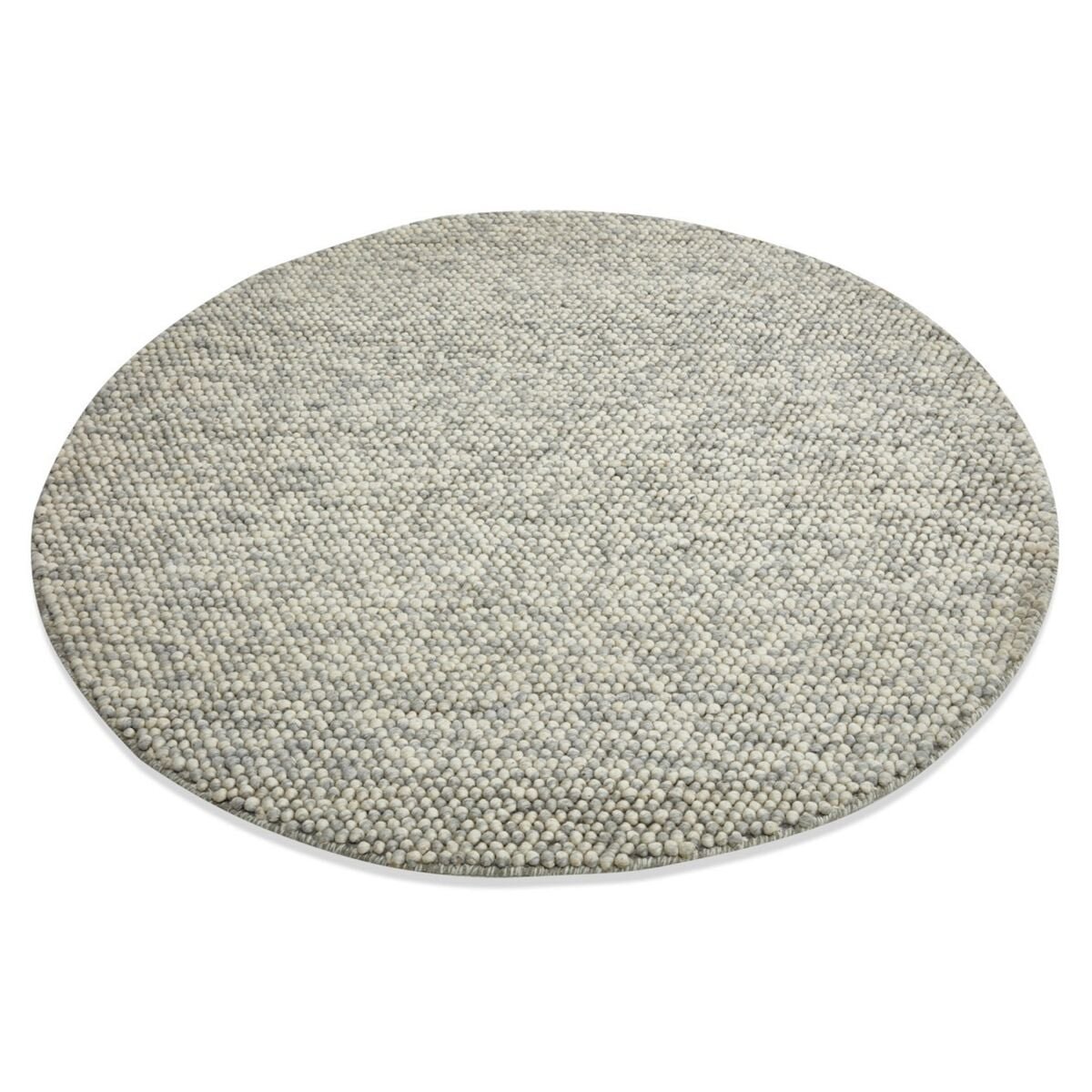 Finarte Nirvana villamatto 200 cm pyöreä harmaa