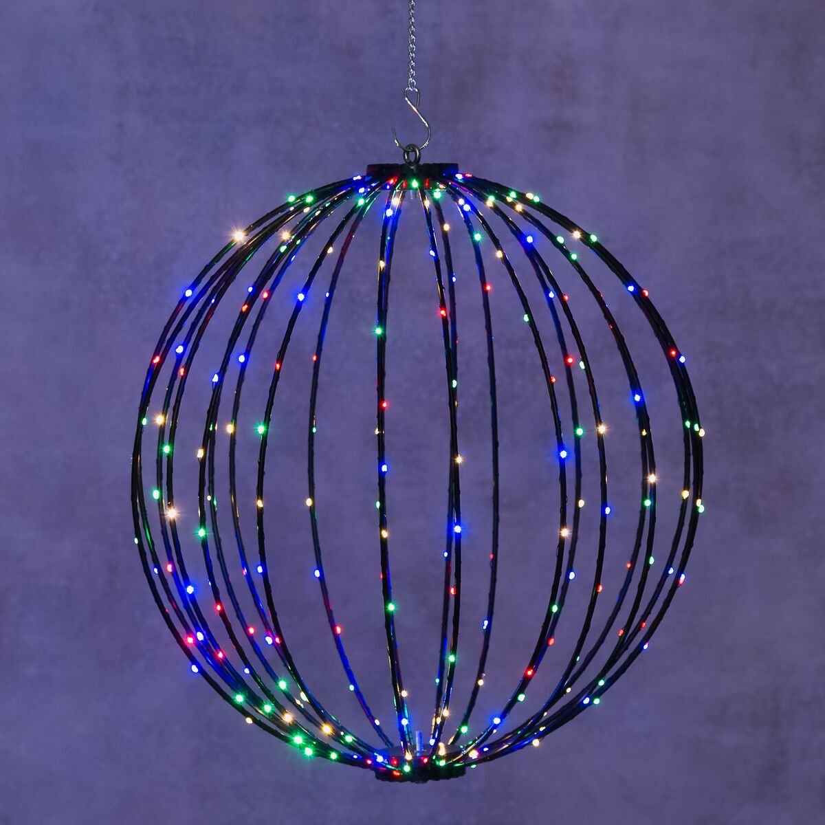Finnlumor LED-valopallo Ø50 cm 264 lediä monivärinen