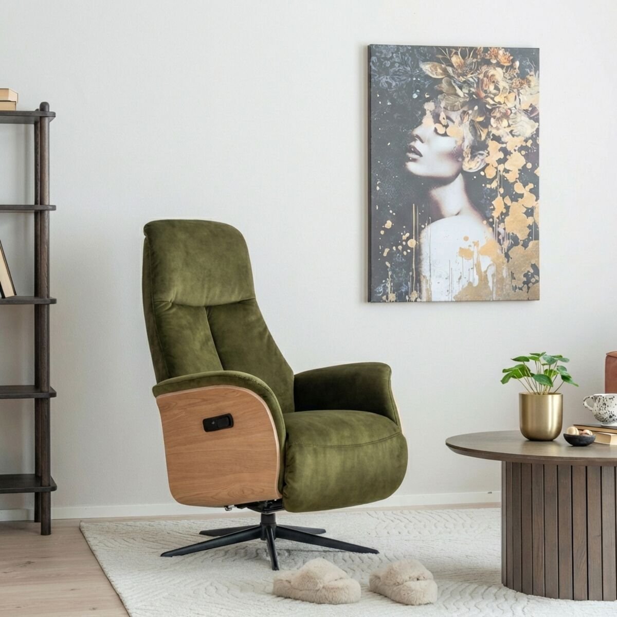 Hjort Superior mekanismituoli vihreä Adore 3210