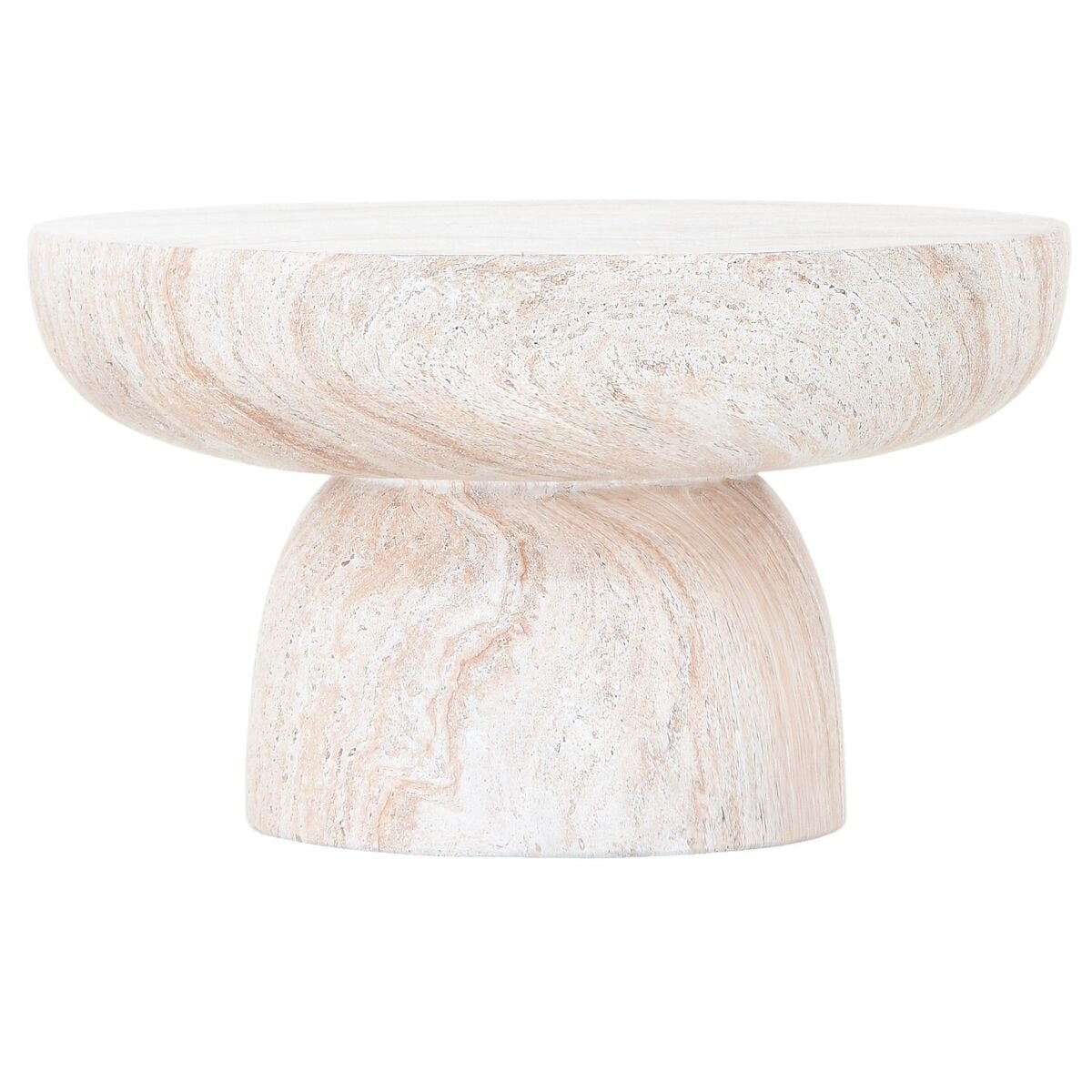 House Nordic Bonnet pyöreä sohvapöytä Ø70 cm travertine