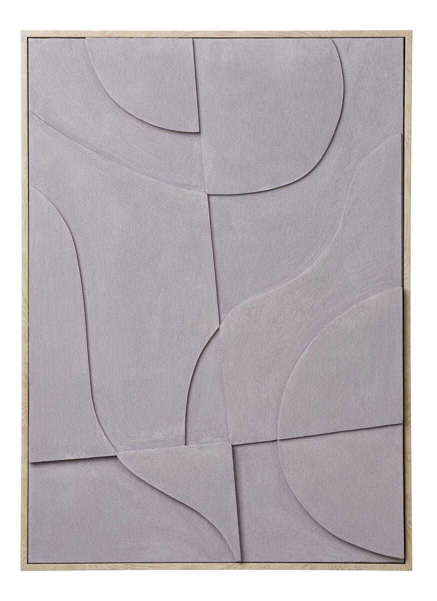 House Nordic Madeline reliefi Nro 2 canvastaulu 50x70 cm hiekka