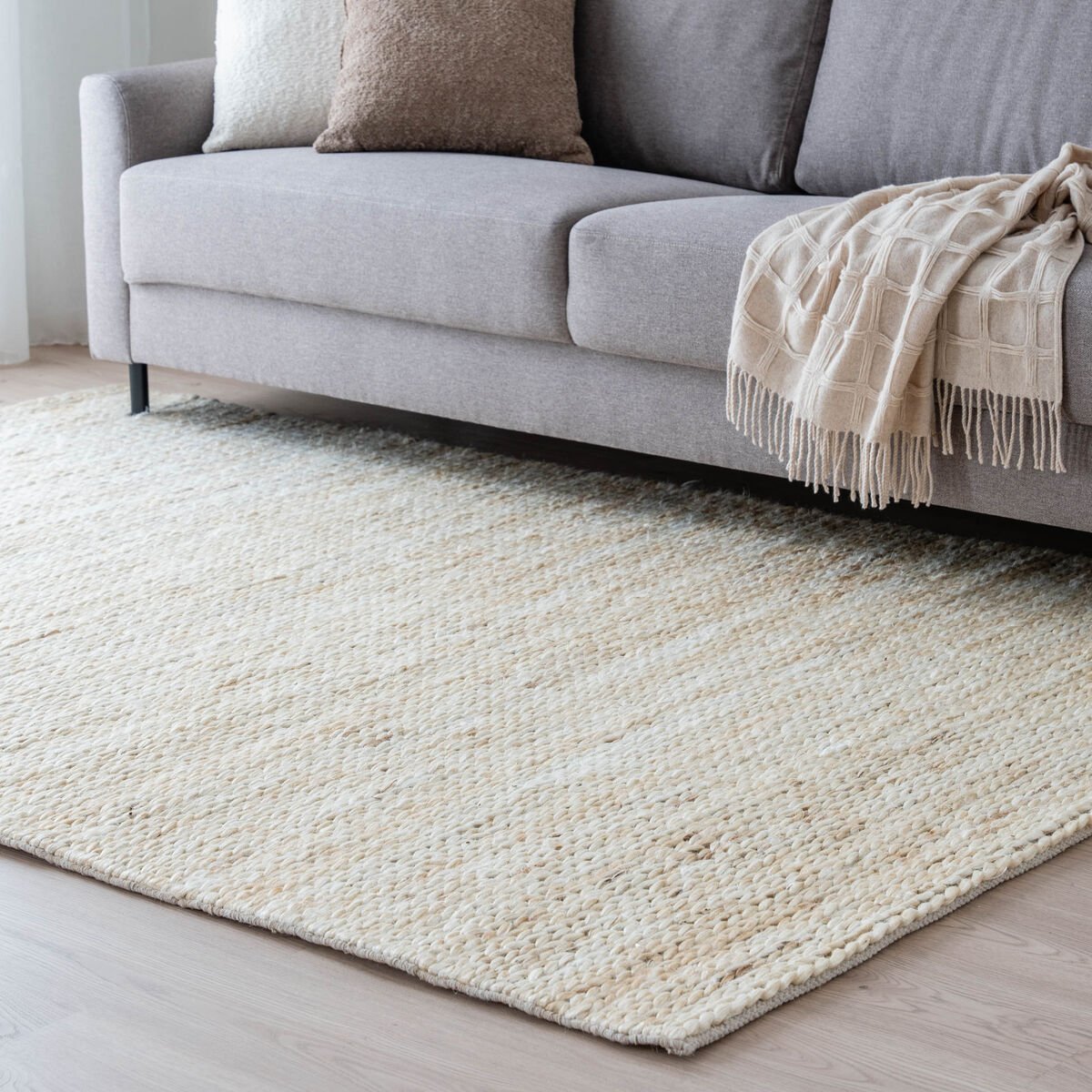 Kuulas juuttimatto 60x90 cm vaalea luonnonväri