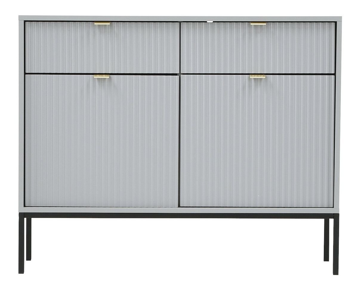 Latte lipasto 104x39x83 cm harmaa