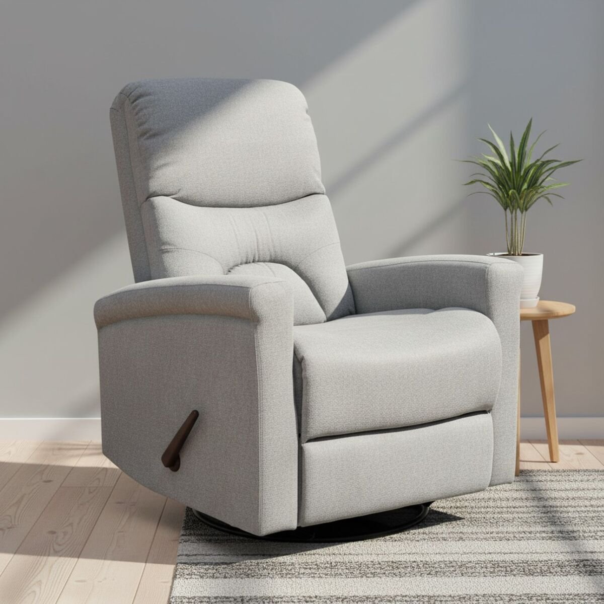 Loft mekanismituoli vaaleanharmaa Brandon HC-20