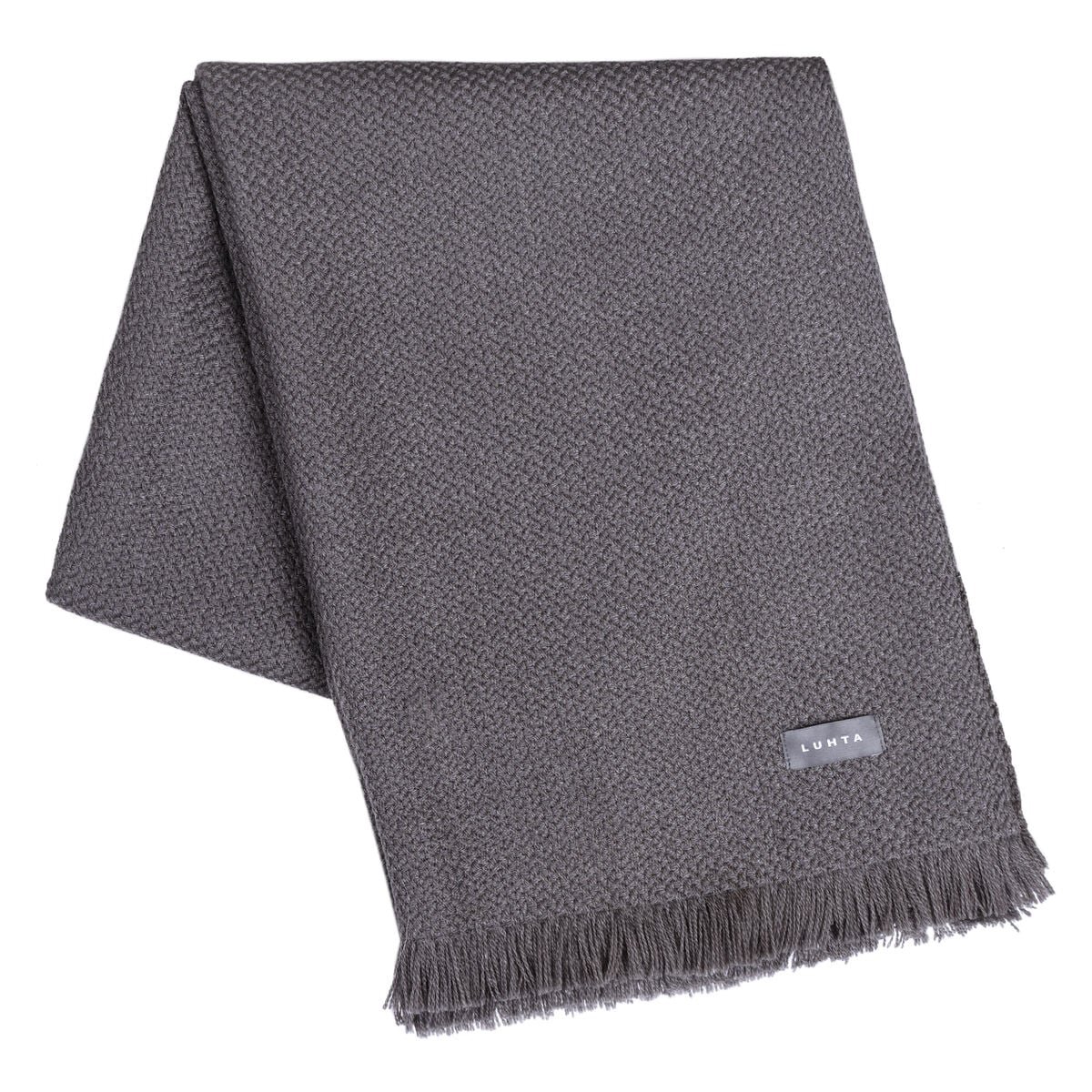 Luhta Tähkä torkkupeitto 125X150 harmaa