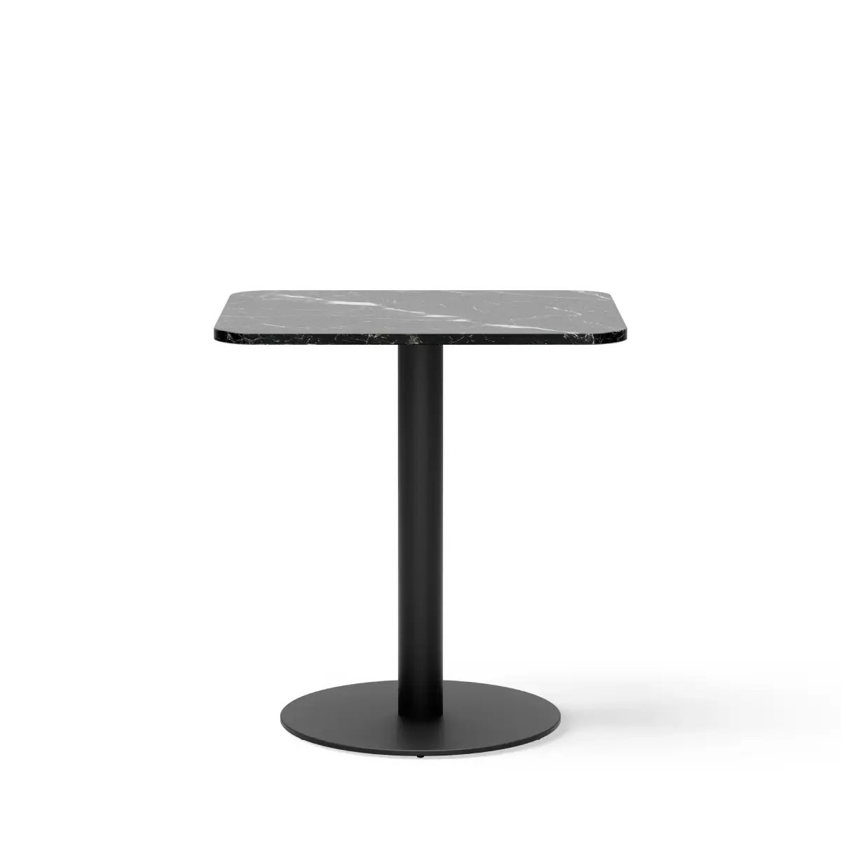 New Works, Florence Pylväspöytä 60x70 Musta Marquina Marmori