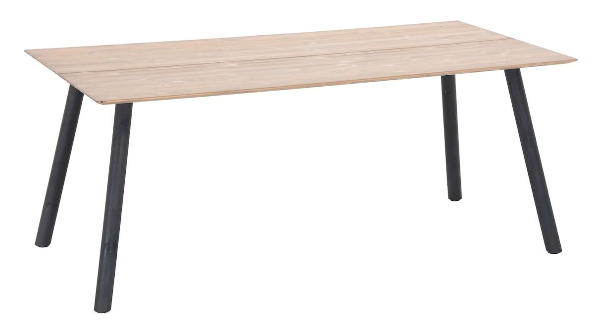 Palma ruokapöytä 180x90 cm antiikkipetsattu/musta