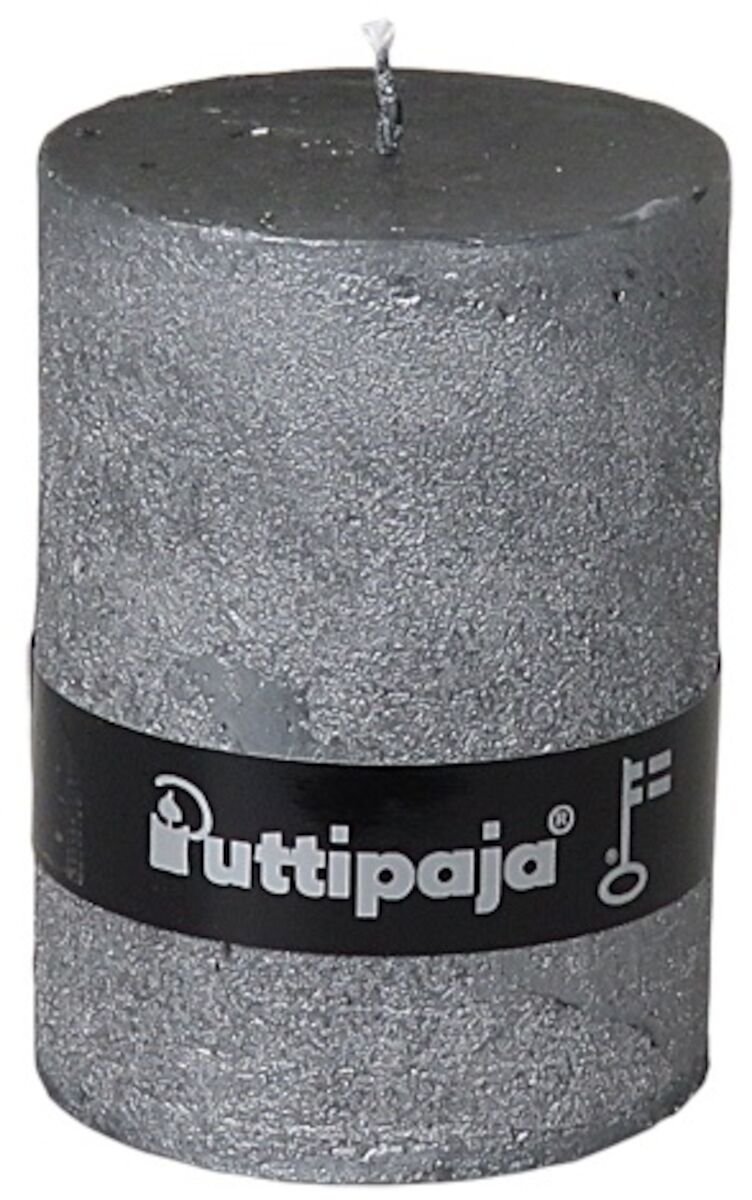 Puttipaja Metallihohtokynttilä 10 cm grafiitinharmaa